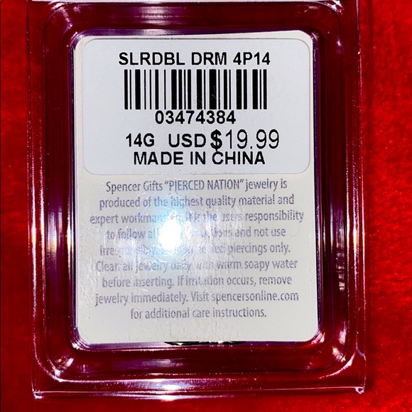 Spencer's Jewelry Spencers Belly Button Piercings Poshmark